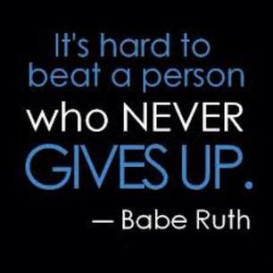 It's hard to beat a person...